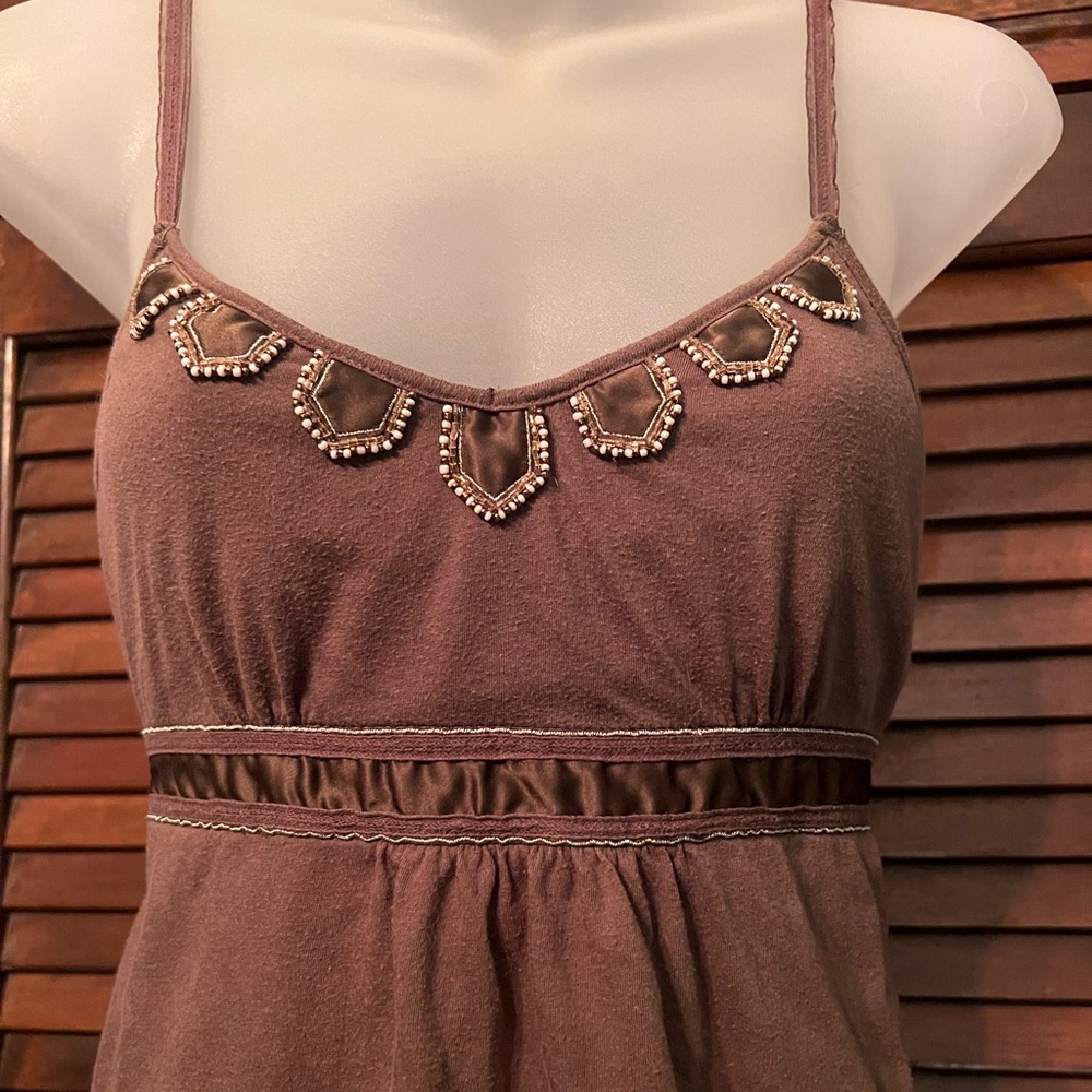y2k american eagle brown tank top - Picture 2 of 6